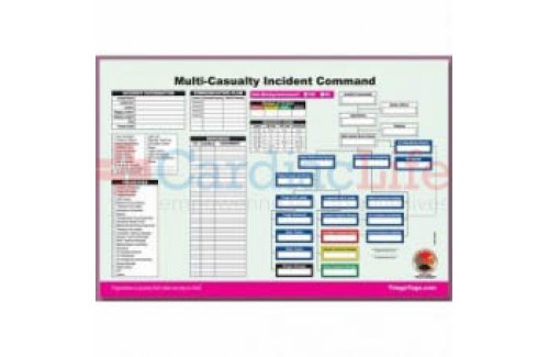 Dms Multi Casualty Incident Command Worksheet Pad Cardiac Life